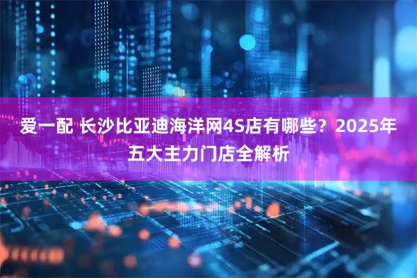 爱一配 长沙比亚迪海洋网4S店有哪些？2025年五大主力门店全解析